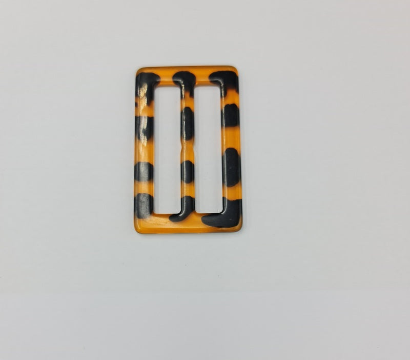 Rectangular Tortoise Shell Buckle (5cm)