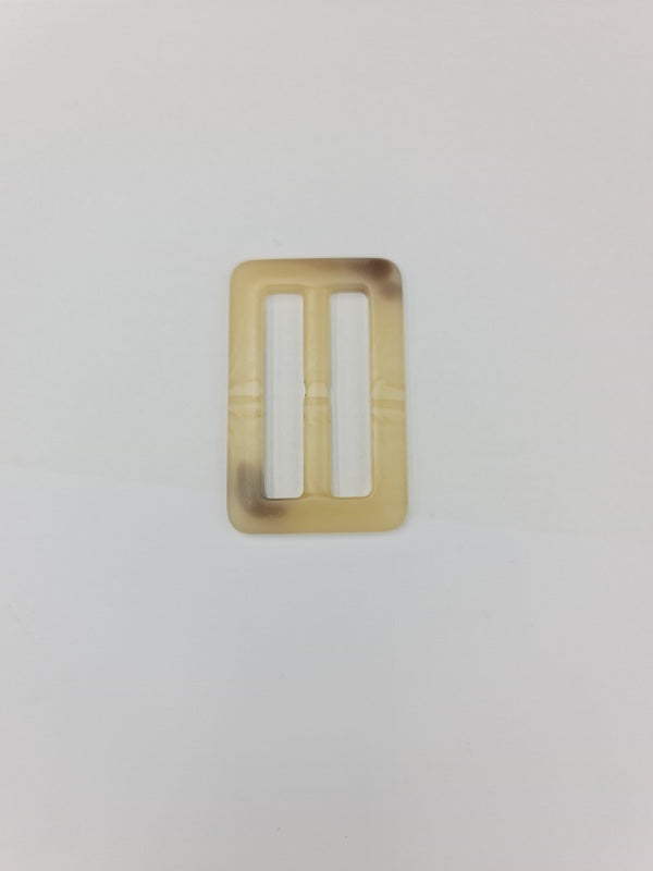 Rectangular Matte Tortoise Shell Slider (4cm) (4.5cm)