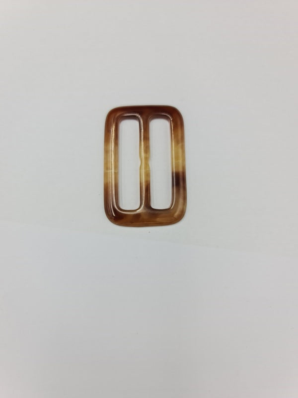 Rectangular Tortoise Shell Slider (4cm) (4.5cm)