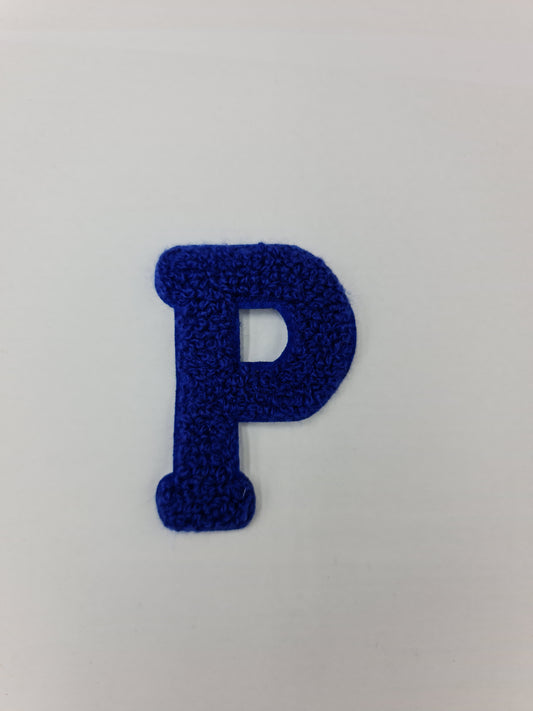 Towel Embroidered Stitch On Alphabet (P) (7cm)