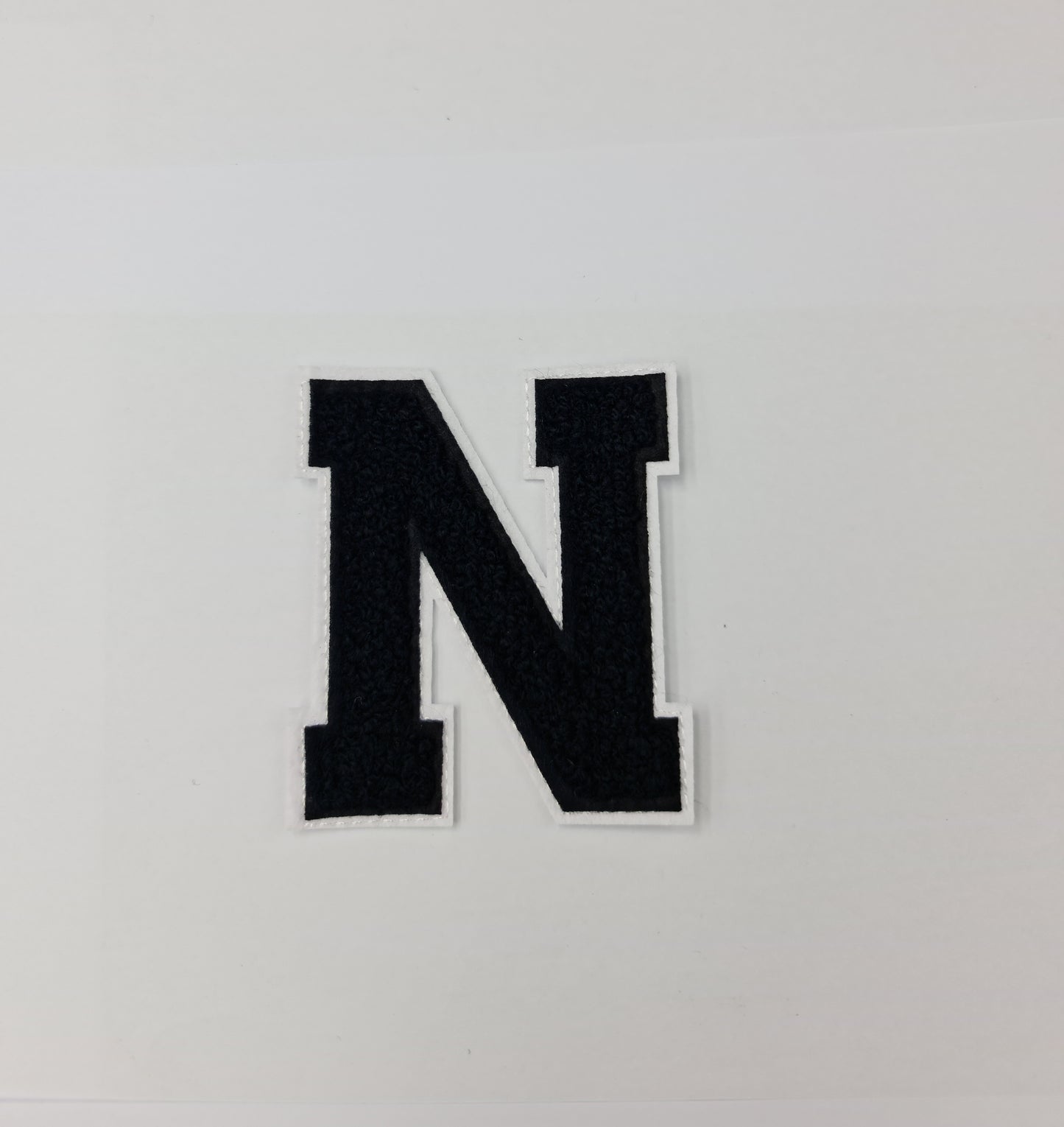 Iron On Alphabets (8cm) (BLACK)