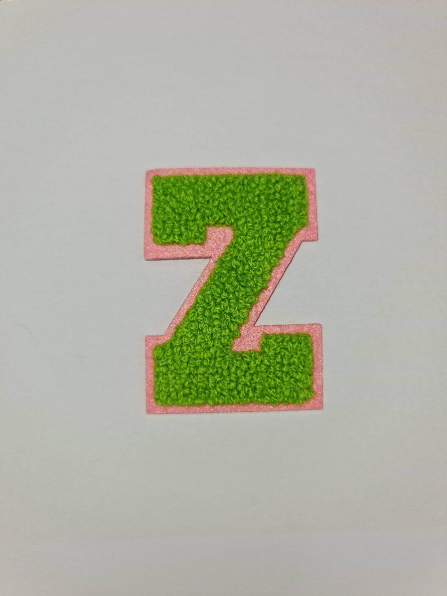 Towel Embroidered Iron On Alphabets (A -Z) (7.5cm)