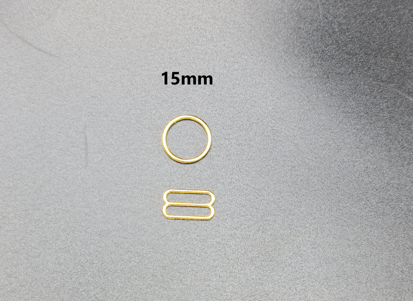 Bra O Rings & Slider (Pack of 30 & 60) (GOLD)