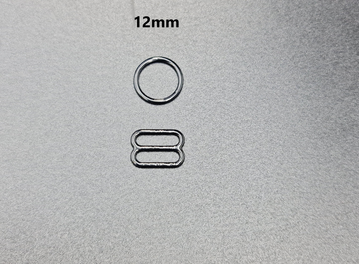 Bra O Rings & Slider (Pack of 30 & 60) (BLACK)