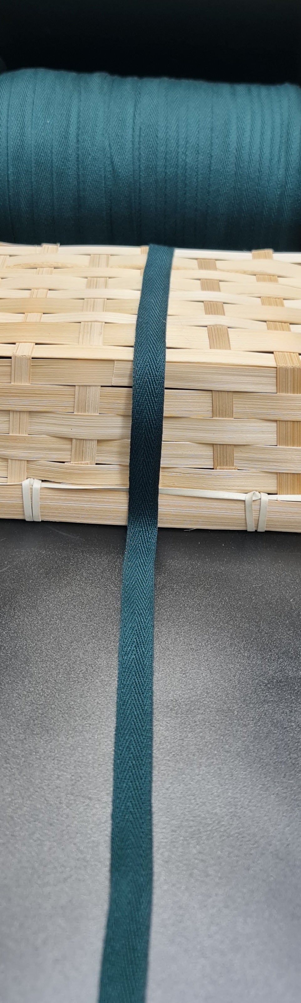 Twill Tape (BOTTLE GREEN) (12mm) (SOLD PER METER)
