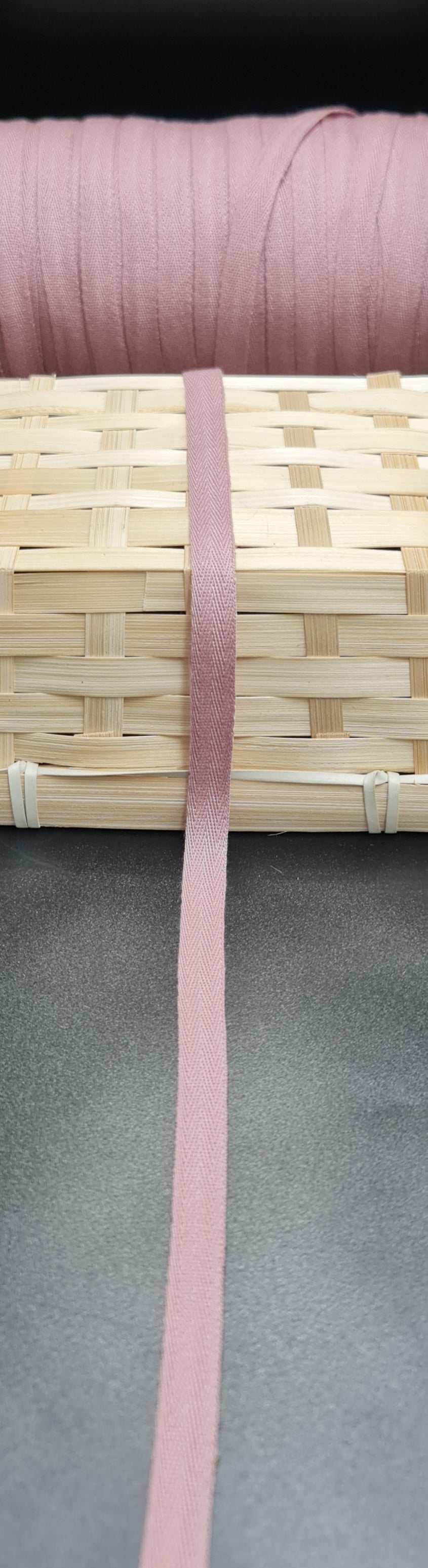 Twill Tape (BLUSH) (10mm) (SOLD PER METER)
