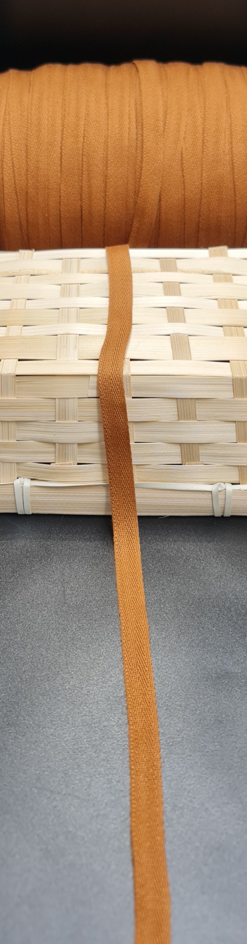 Twill Tape (CAMEL) (10mm) (SOLD PER METER)