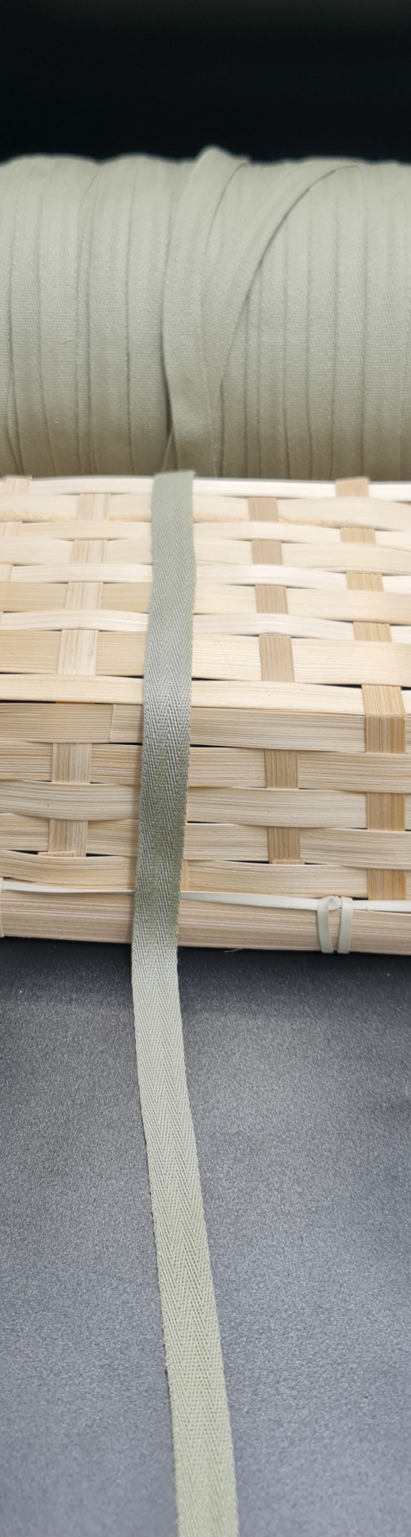 Twill Tape (SAGE) (10mm) (SOLD PER METER)