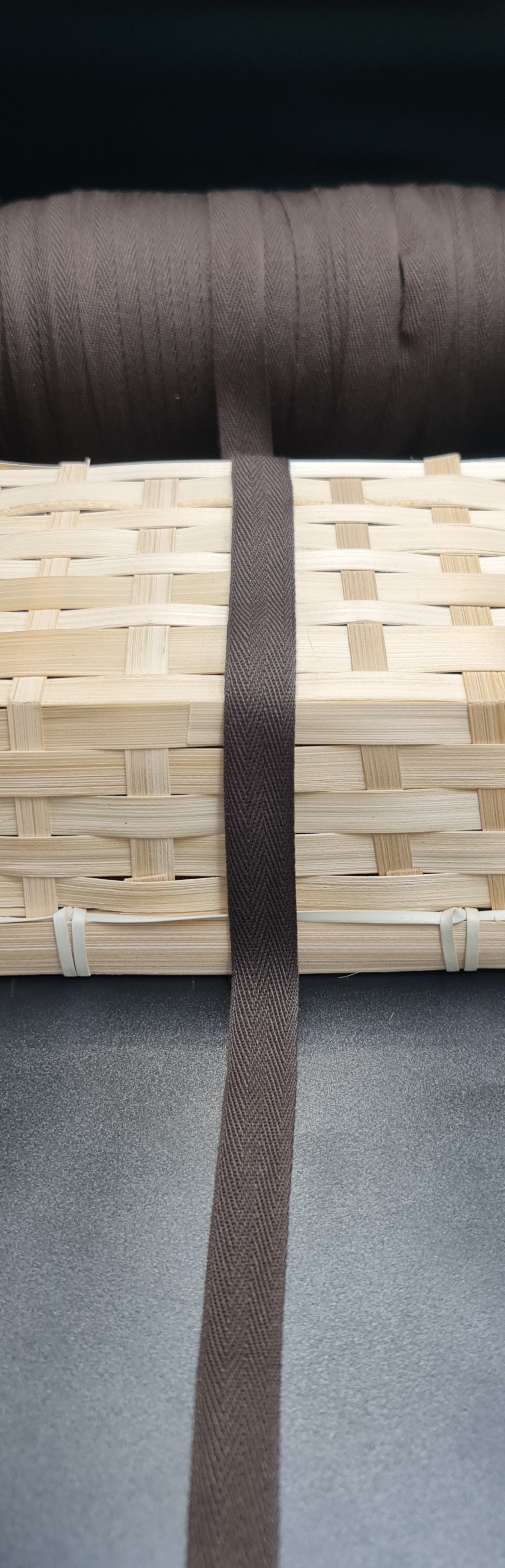Twill Tape (CHOCOLATE) (20mm) (SOLD PER METER)