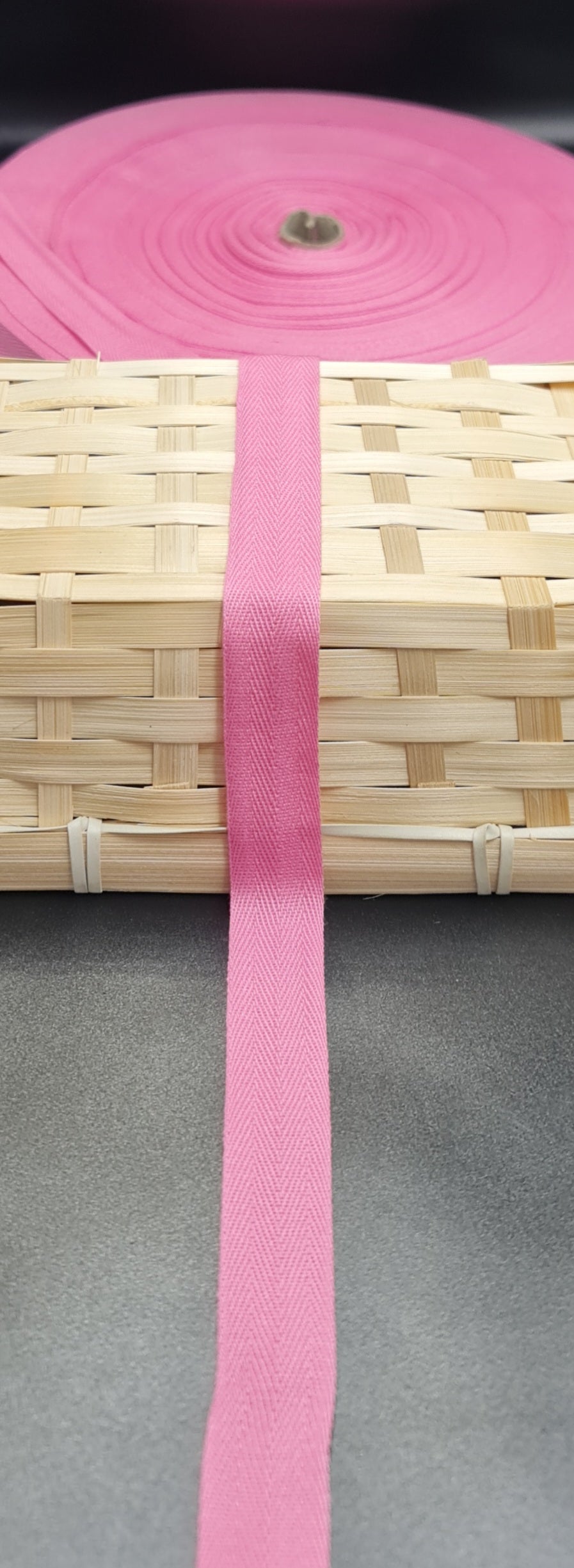 Twill Tape (PINK) (20mm) ( SOLD PER METER)