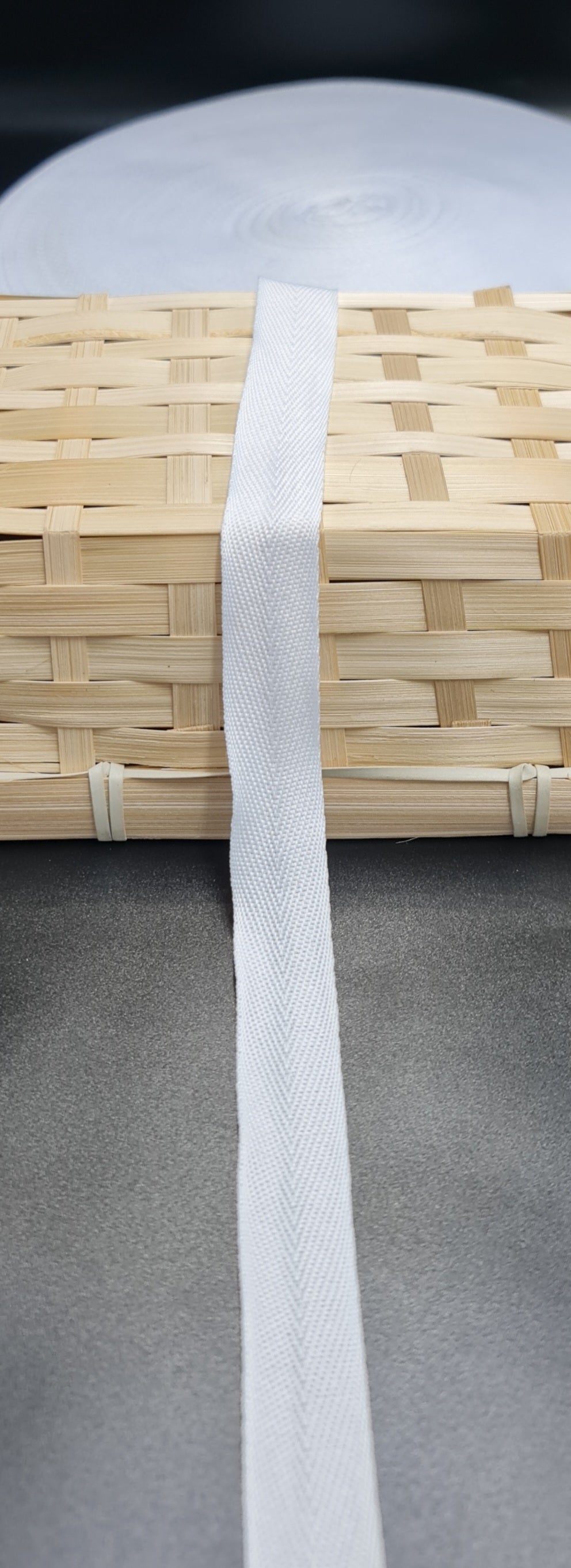 Twill Tape (WHITE) (20mm) ( SOLD PER METER)
