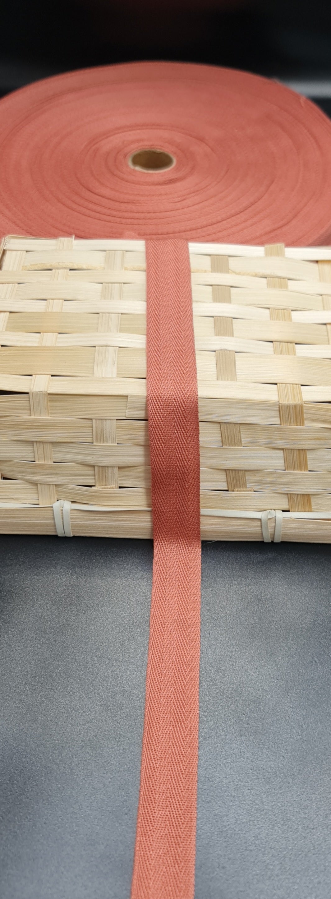 Twill Tape (TERRA-COTTA) (20mm) ( SOLD PER METER)