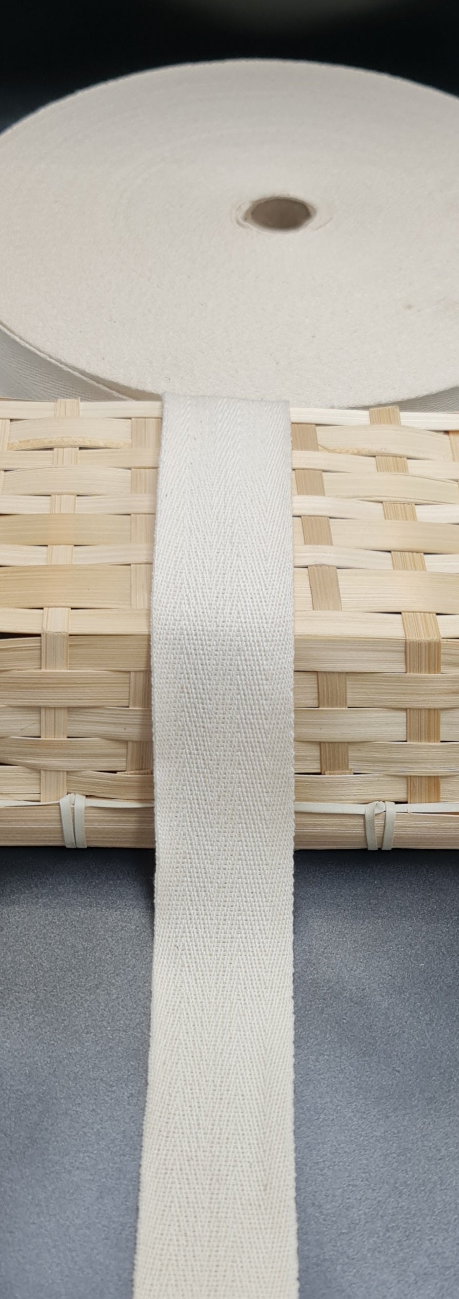Twill Tape (NATURAL) (38mm) ( SOLD PER METER)
