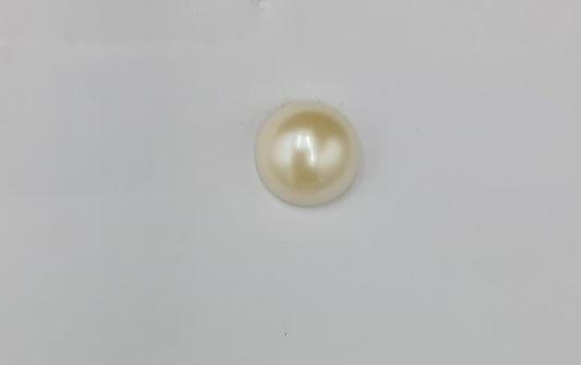 Cream Pearl Shank Button (12.5mm) (SOLD IN A PACK OF 10)