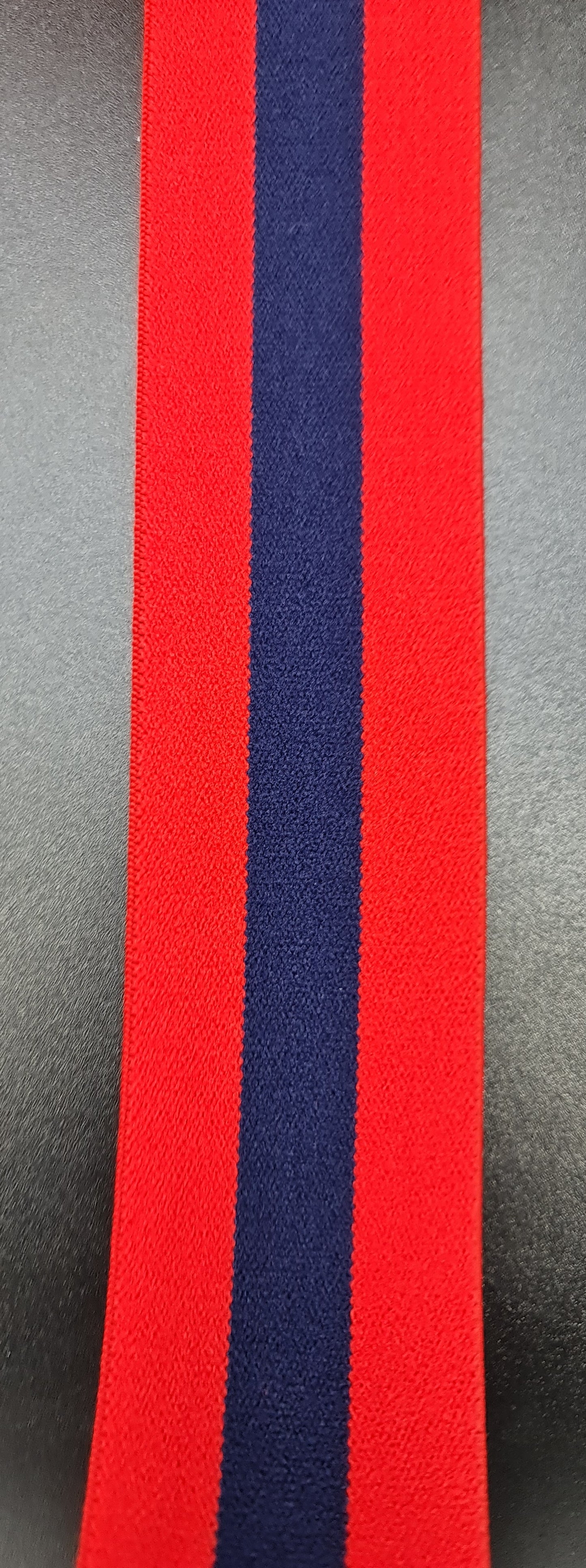 Striped Elastic (RED & NAVY) (4cm) (SOLD PER METER)