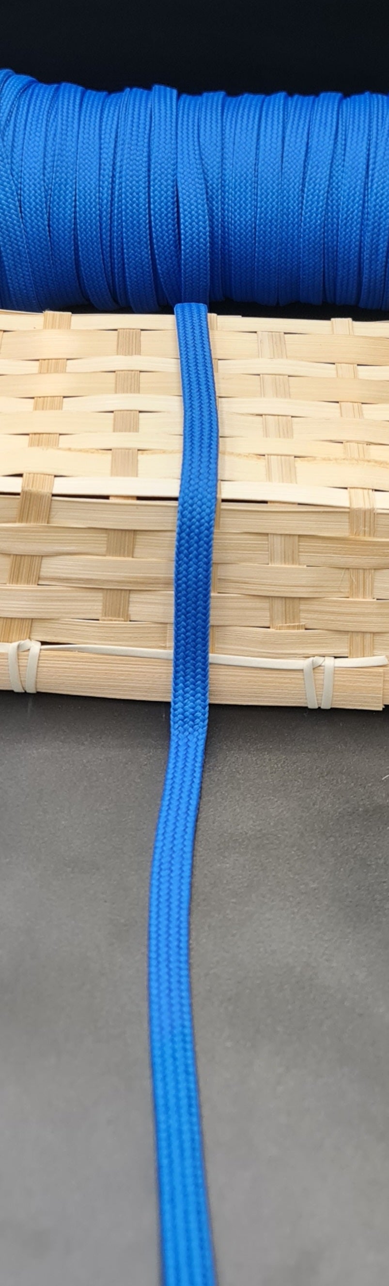 Draw Cord (Flat) (ROYAL) (10mm) (SOLD PER METER)