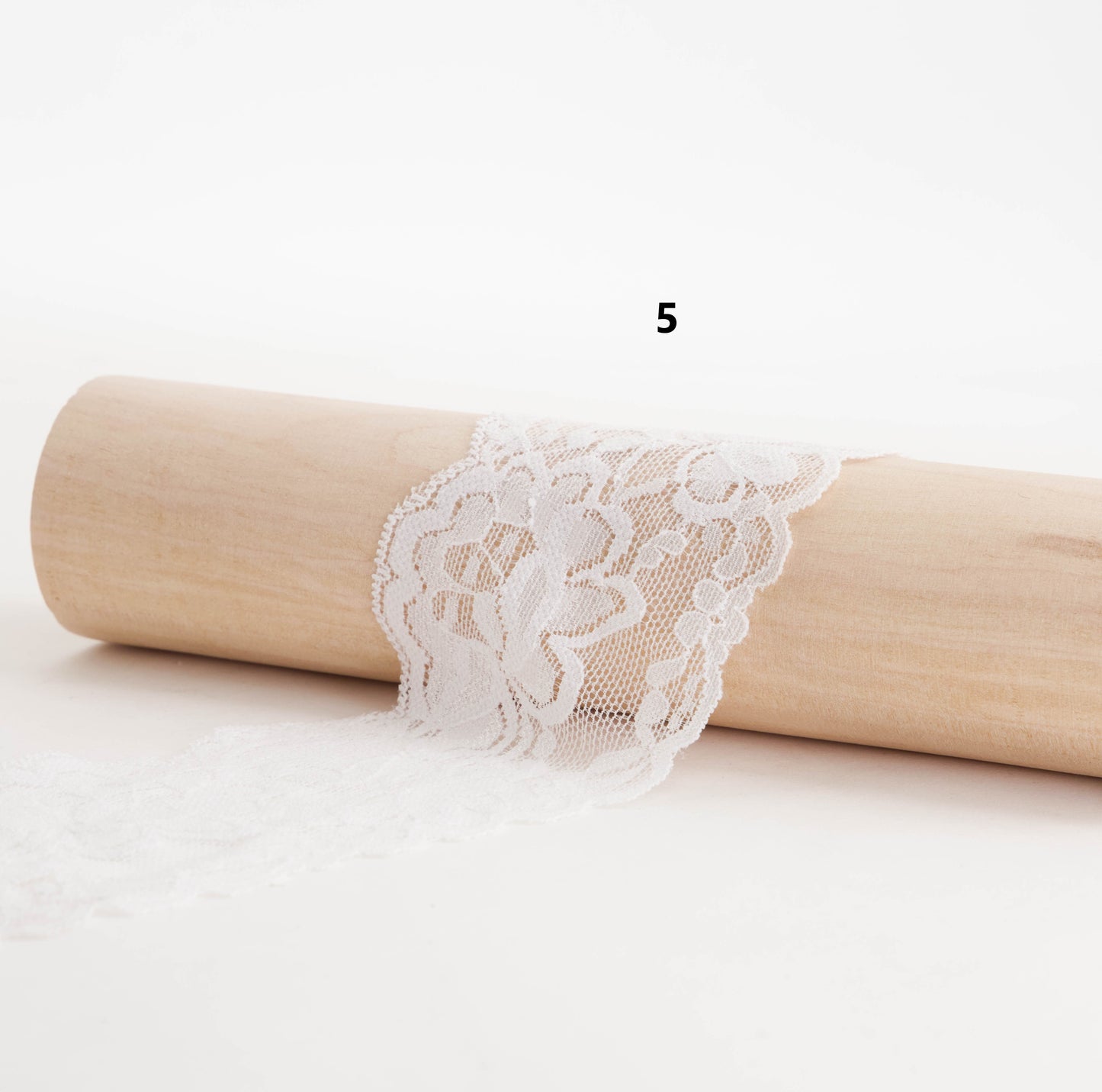 Scalloped Stretch Nylon Lace (SOLD PER METER)