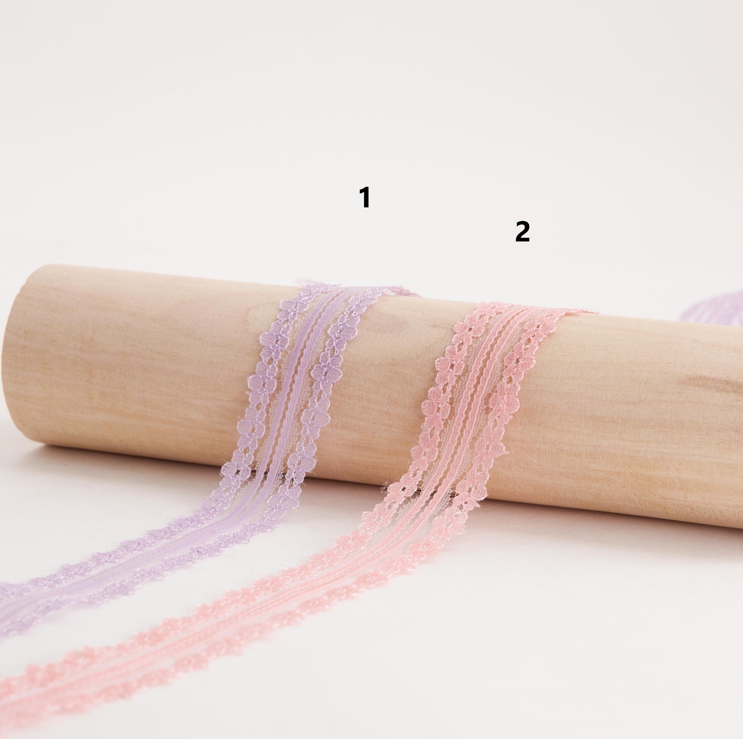 2 Sided Scalloped Nylon Lace (SOLD PER METER)