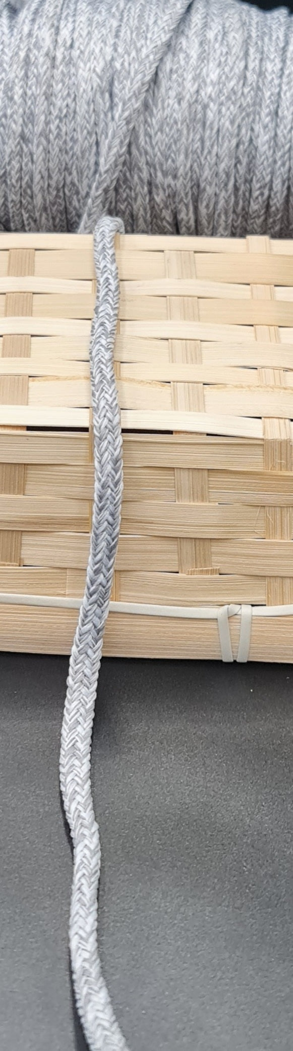 Draw Cord (Tubular) (Melange) (8mm) (SOLD PER METER)