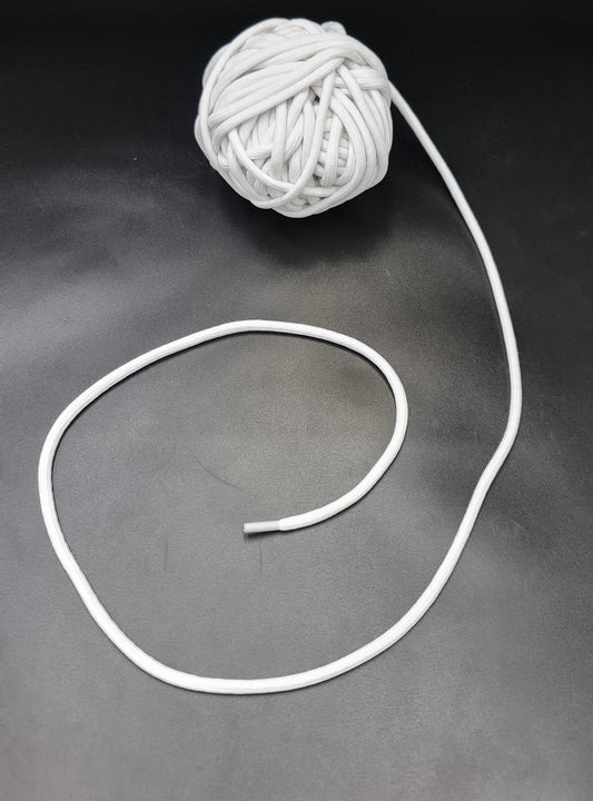 Filler Cord (Tubular) (WHITE) (6mm) (SOLD PER METER)