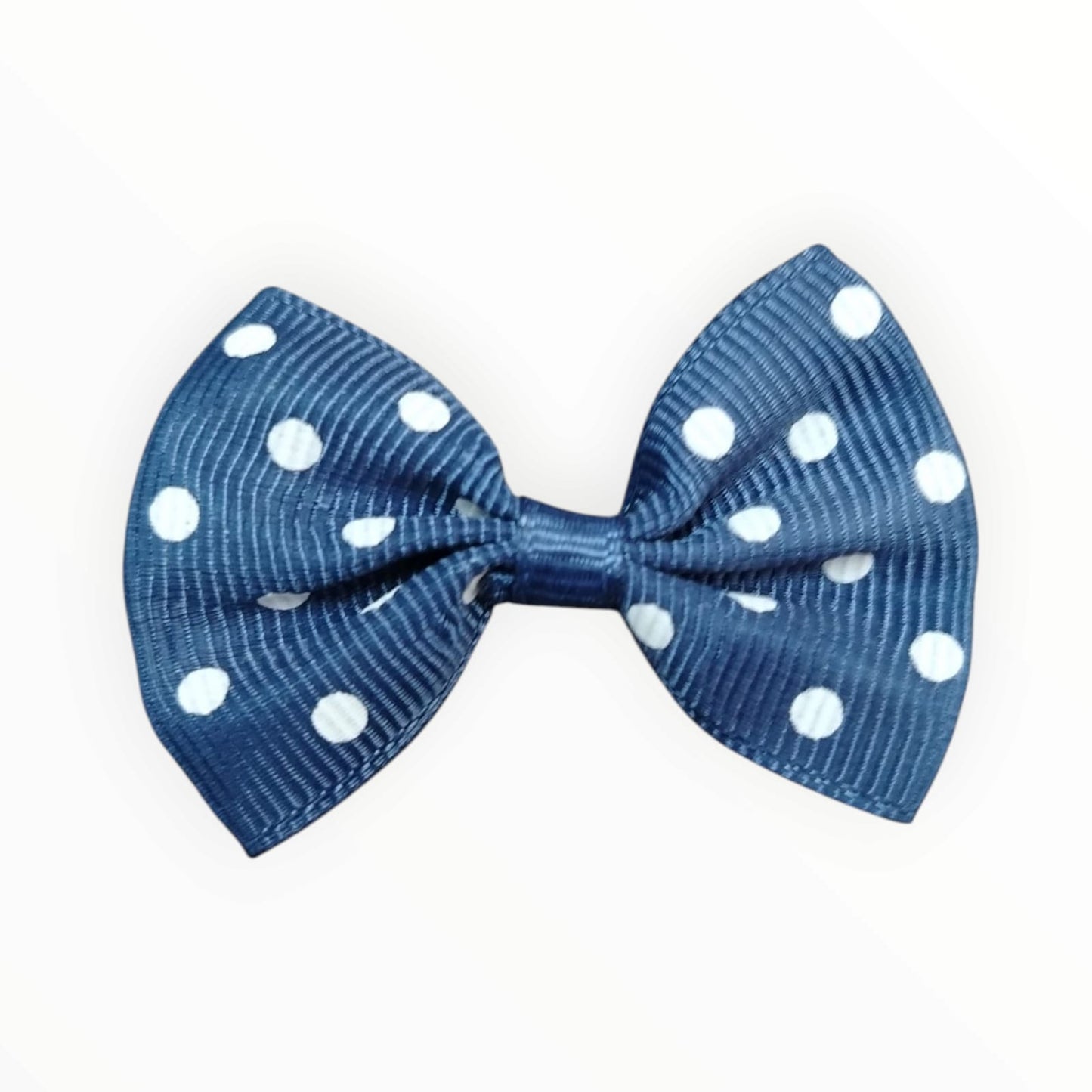 Petersham Bow - Polka Dots - 55 x 35mm