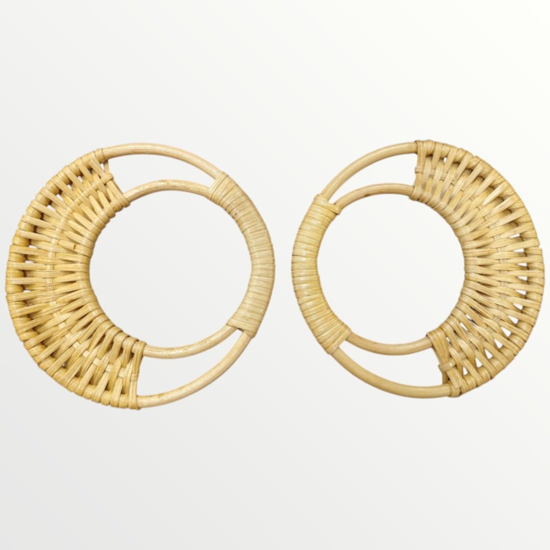 Raffia Bag Handle - 16cm - Natural (SOLD AS A SET OF 2)