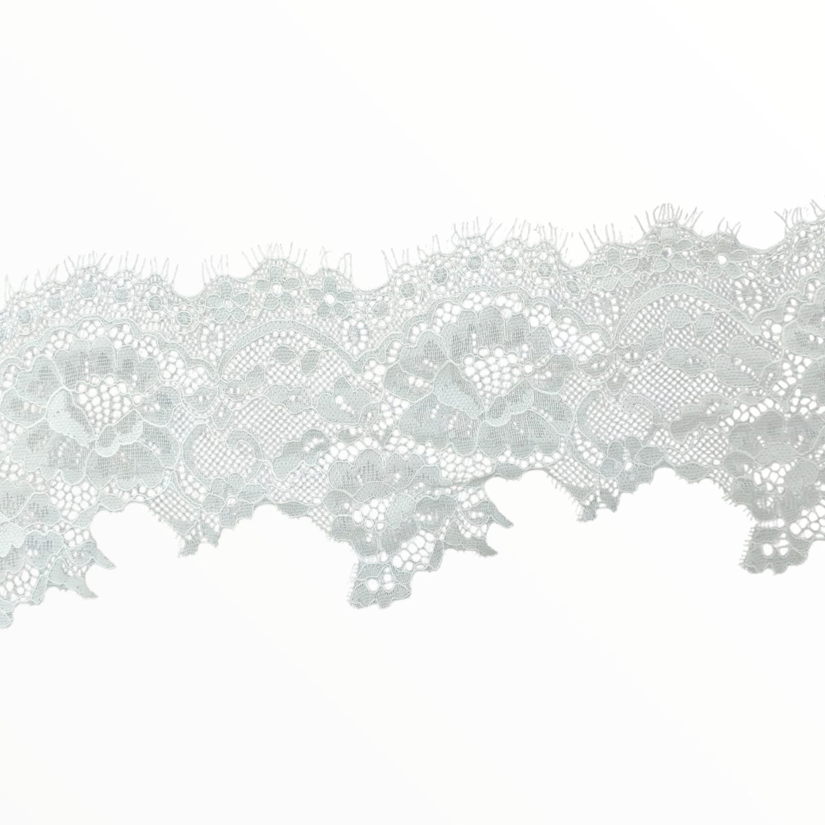 Stretch Lace - 10cm - White (SOLD PER METRE)