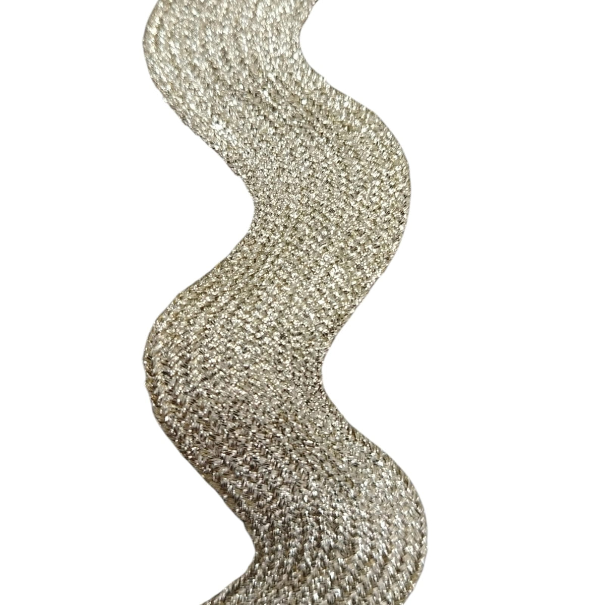Ric Rac (25mm) (Lurex Gold) (SOLD PER METRE)