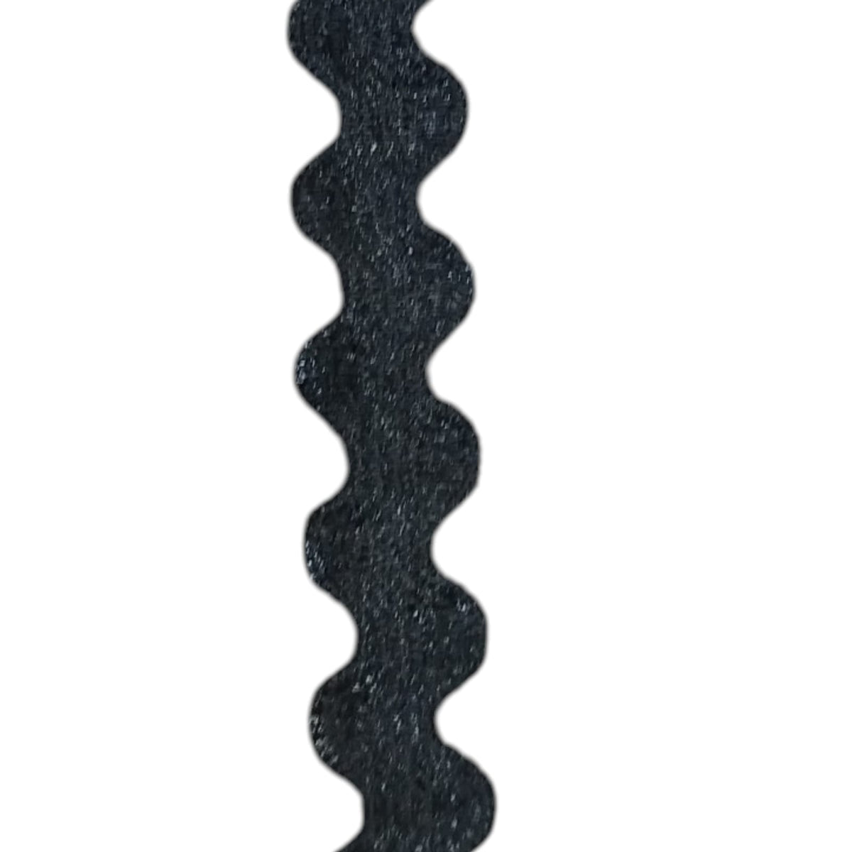 Stretch Ric Rac 10mm -Black (SOLD PER METRE)