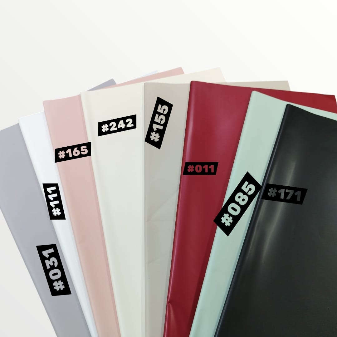 58cm x 58cm Flower Wrapping Paper (PLAIN) - (PACK OF 20 SHEETS)