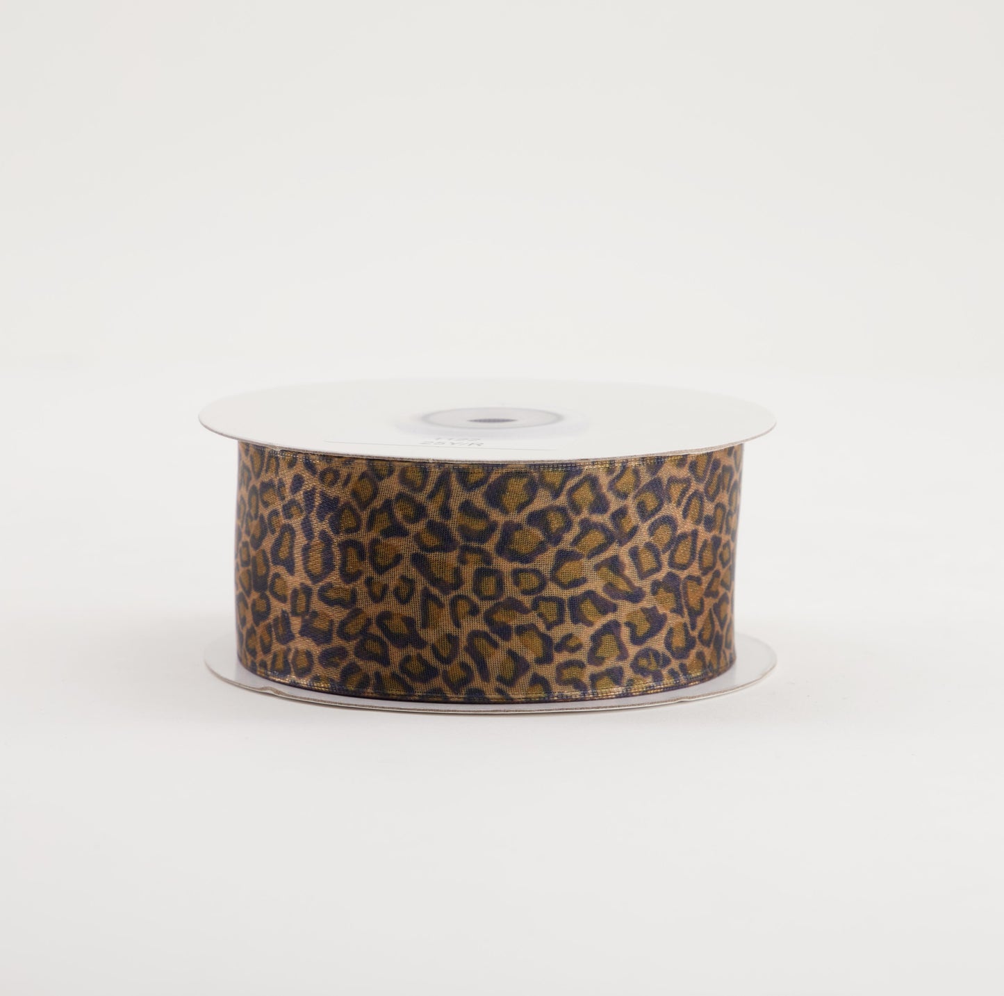 Leopard Print Organza Ribbon (SOLD PER METER)