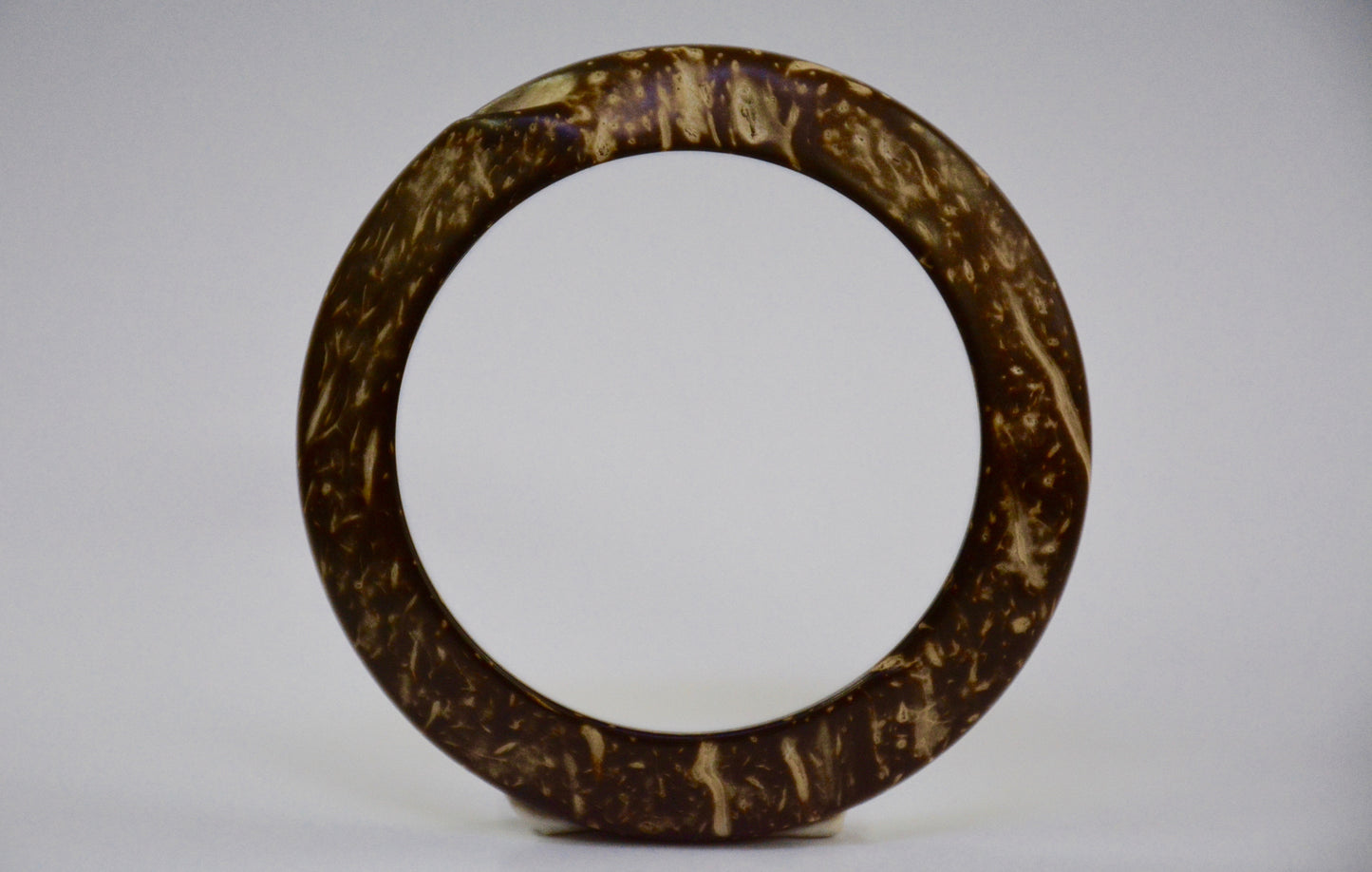 Choc Coconut O-Ring Buckle (70mm Outer Diameter) (50mm Inner Diameter)