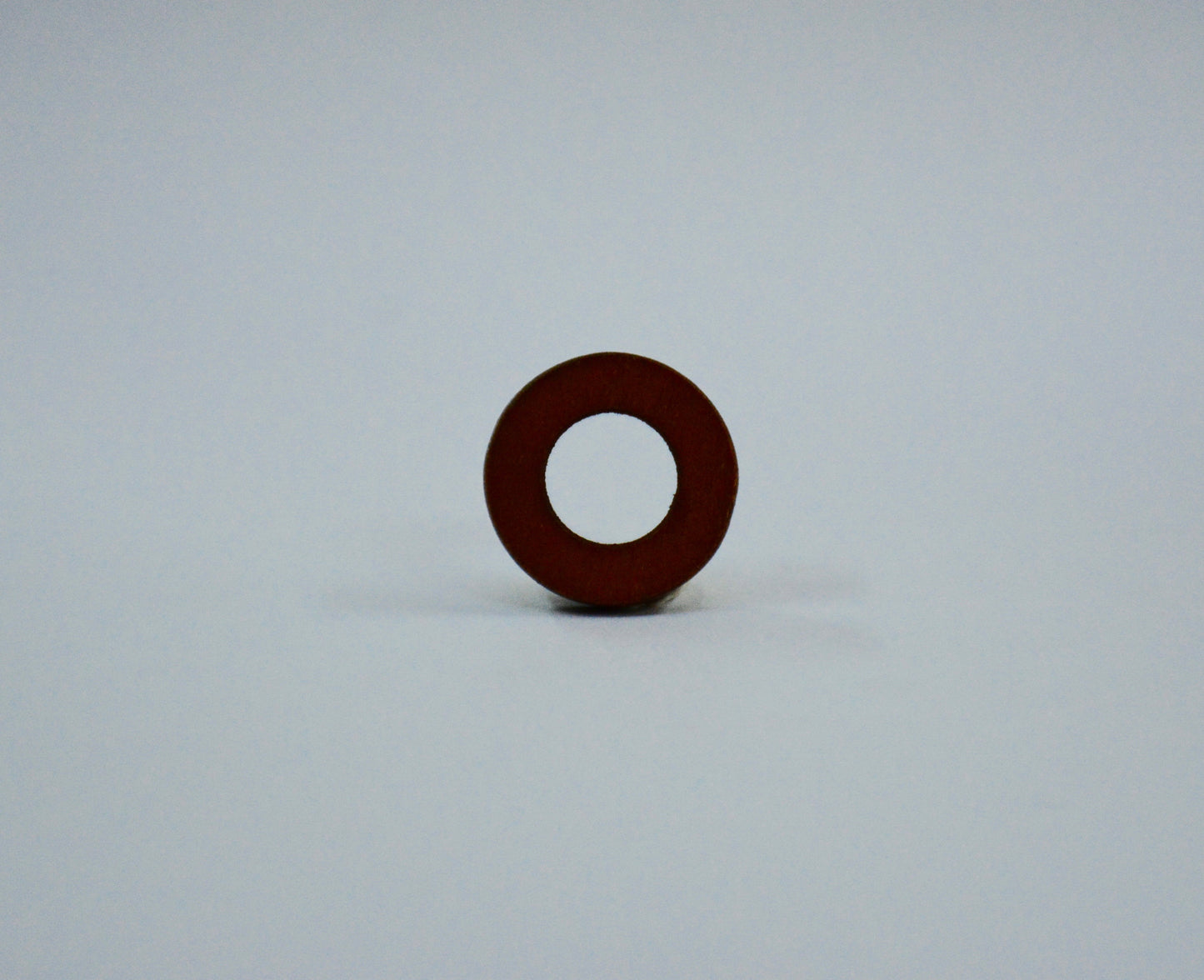 Chocolate Wooden Flat O-Buckle (20mm Outer Diameter) (10mm Inner Diameter)