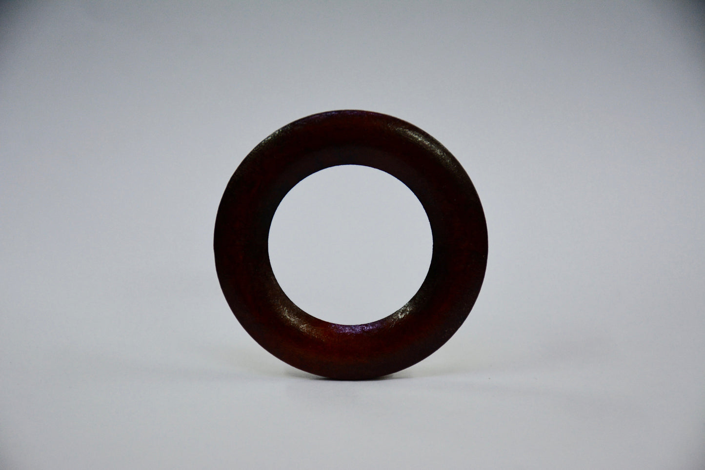 Chocolate Wooden O-Buckle (55mm Outer Diameter)(30mm Inner Diameter)