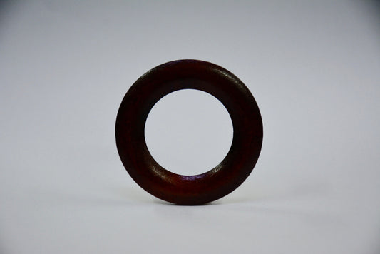 Chocolate Wooden O-Buckle (55mm Outer Diameter)(30mm Inner Diameter)
