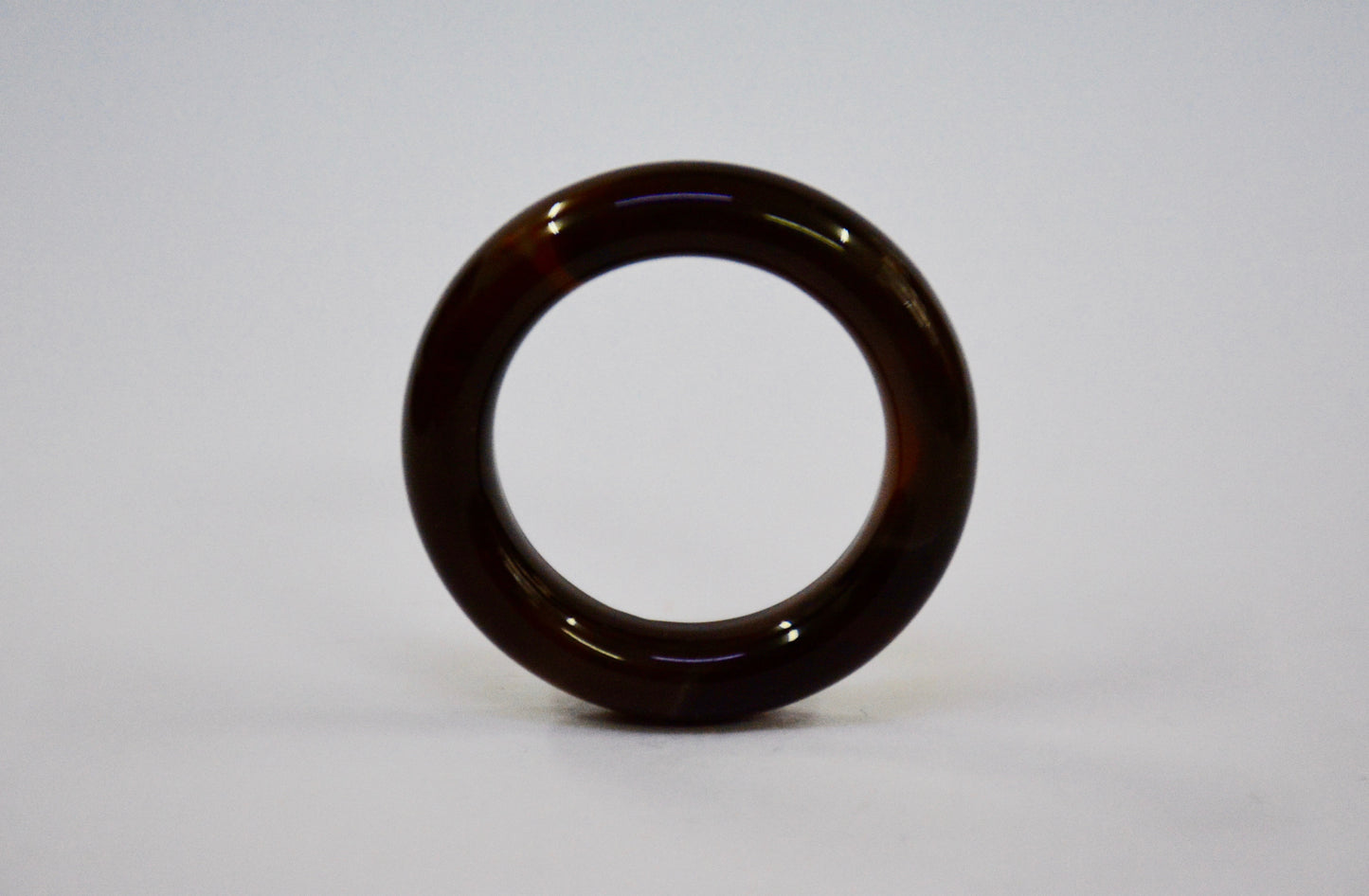 Dark Brown Tortoise Shell O-Buckle (35mm Outer) (25mm Inner)