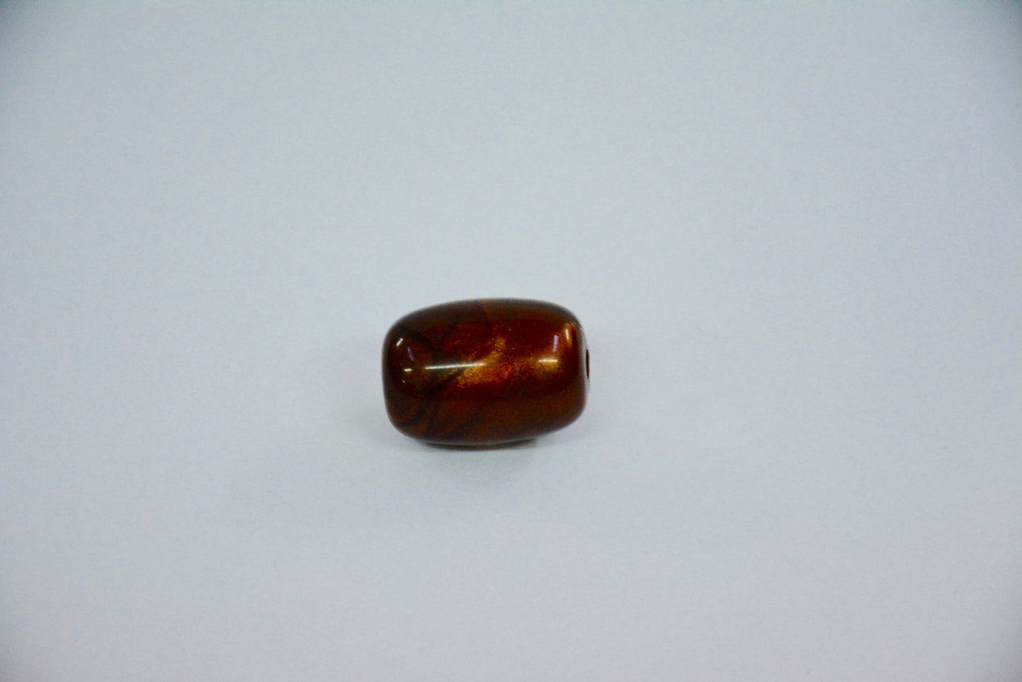 Brown Elongated Bead (21mm length)(13mm width) (3mm Hole)