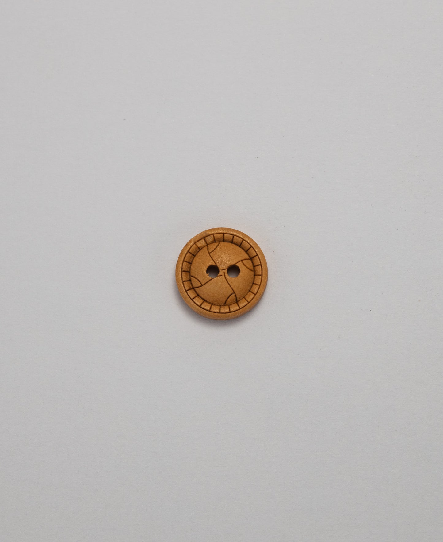 Patterned Wooden Buttons- 2 Hole - 12mm (SOLD IN PACKS OF 10)