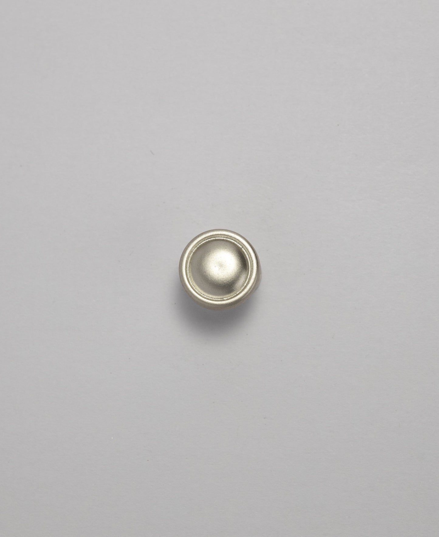 Matt Rim Buttons - Shank - 11.5mm - Silver (SOLD IN PACKS OF 10)
