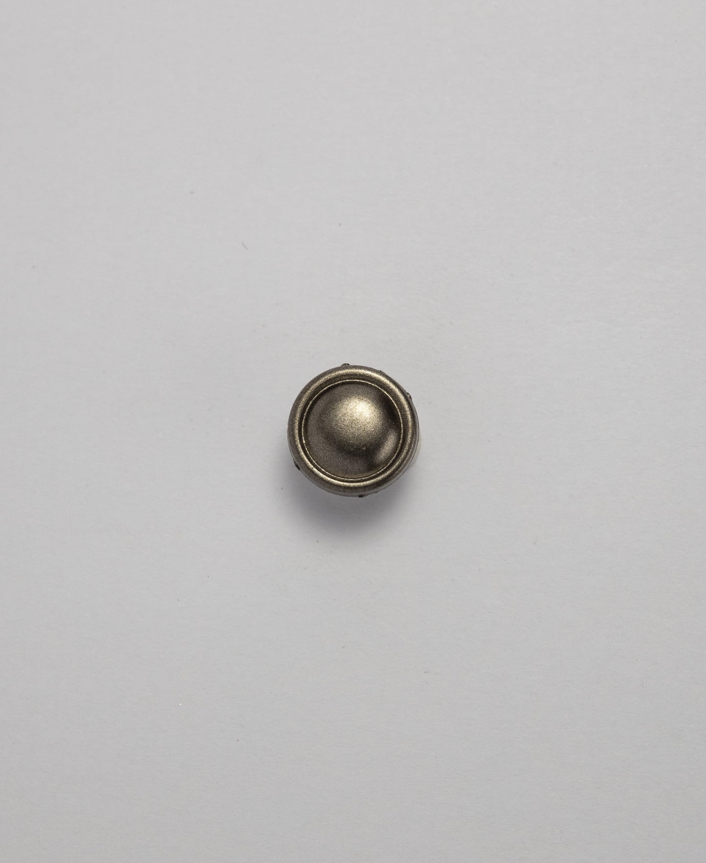 Matt Rim Buttons - Shank - 11.5mm - Gun Metal (SOLD IN PACKS OF 10)