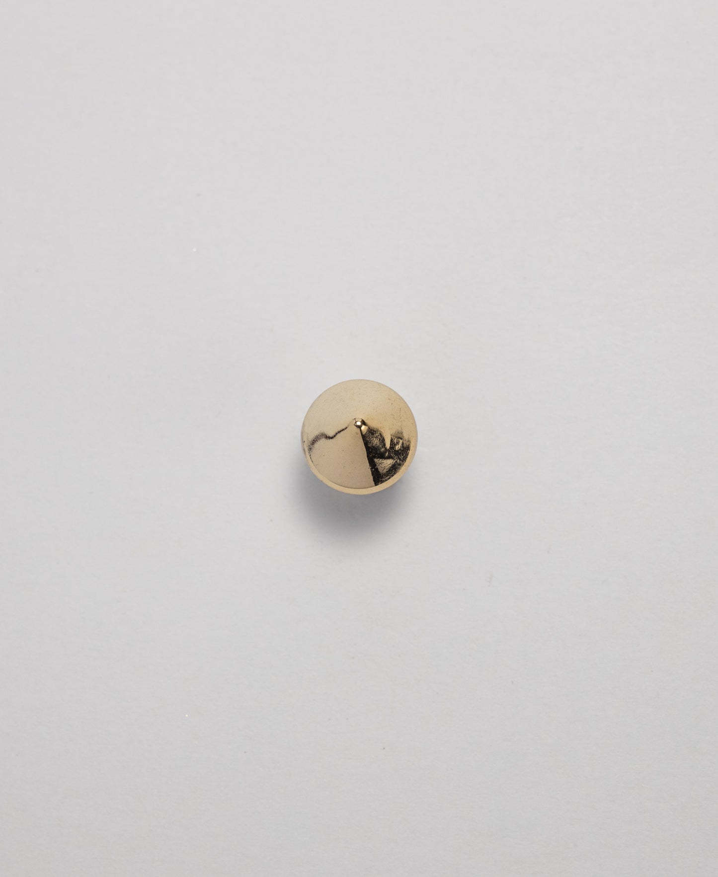 Pointy Round Buttons - Shank - 10mm - Gold (SOLD IN PACKS OF 10)
