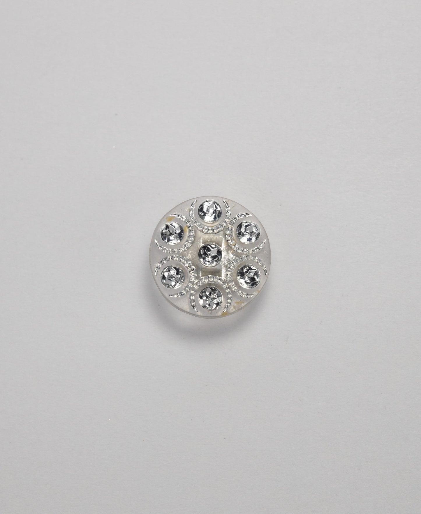 Clear Diamante Shank Button (PACK OF 10)