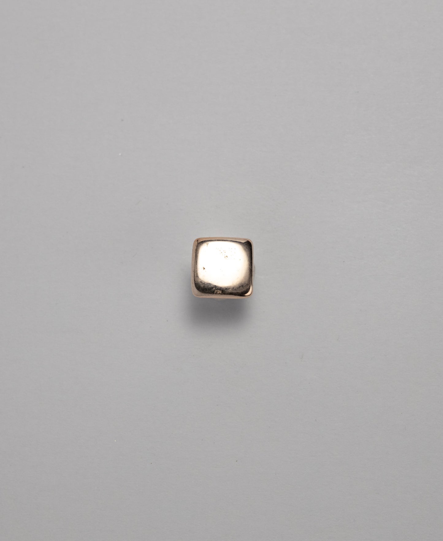 Flat Square Buttons - Shank - 9mm - Gold (SOLD IN PACKS OF 10)