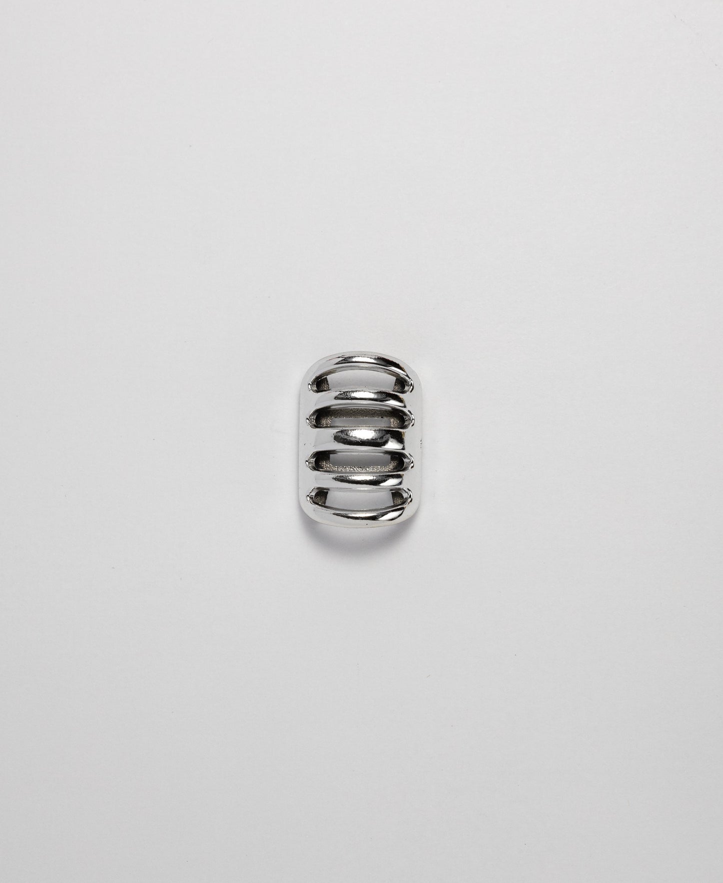 Shoulder Straps - Silver Small 4 Slit (SOLD IN PAIRS)