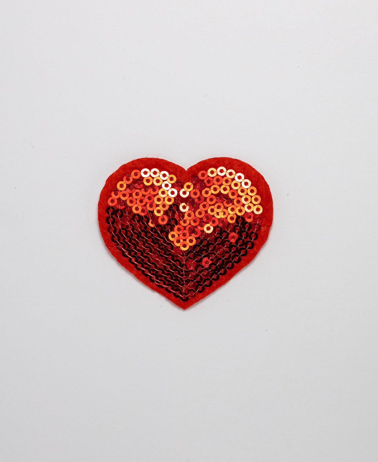 Iron on Motif - Sequenced Red Heart