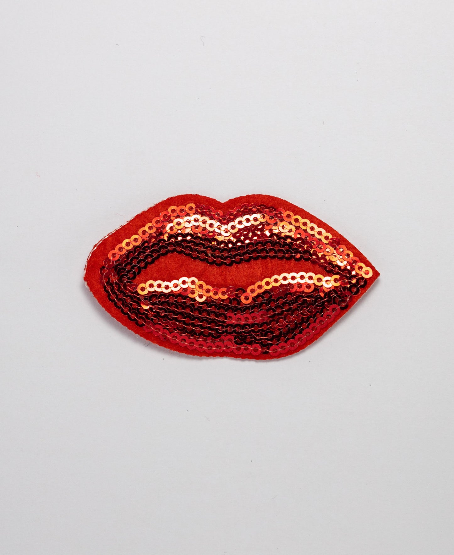 Iron On Motif - Red Lips with Sequence