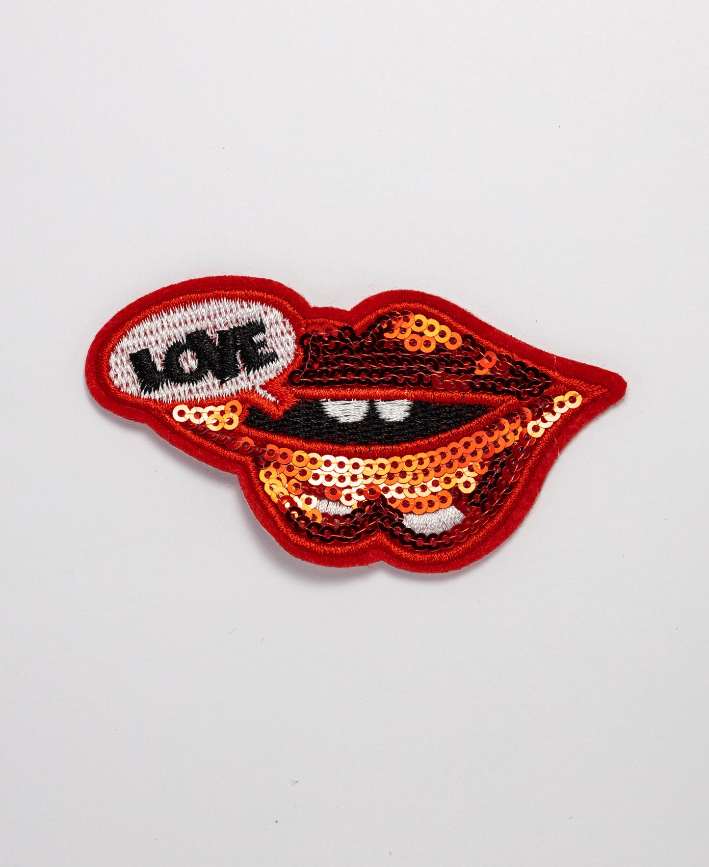 Iron on Motif - Sequence Love Lips (LARGE)