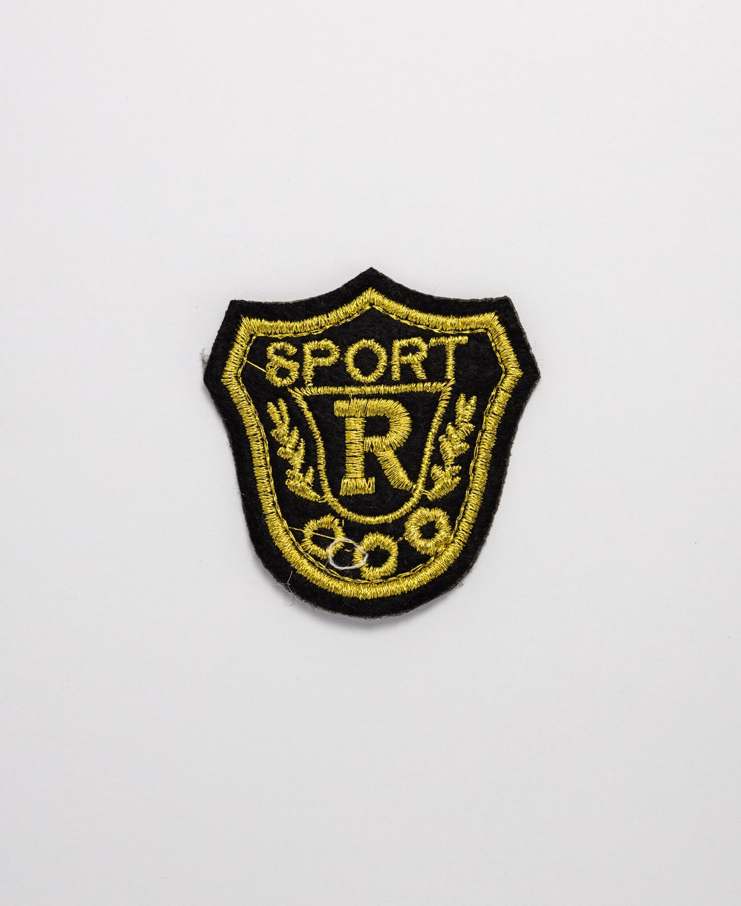 Iron on Motif - Black/Gold Sport R
