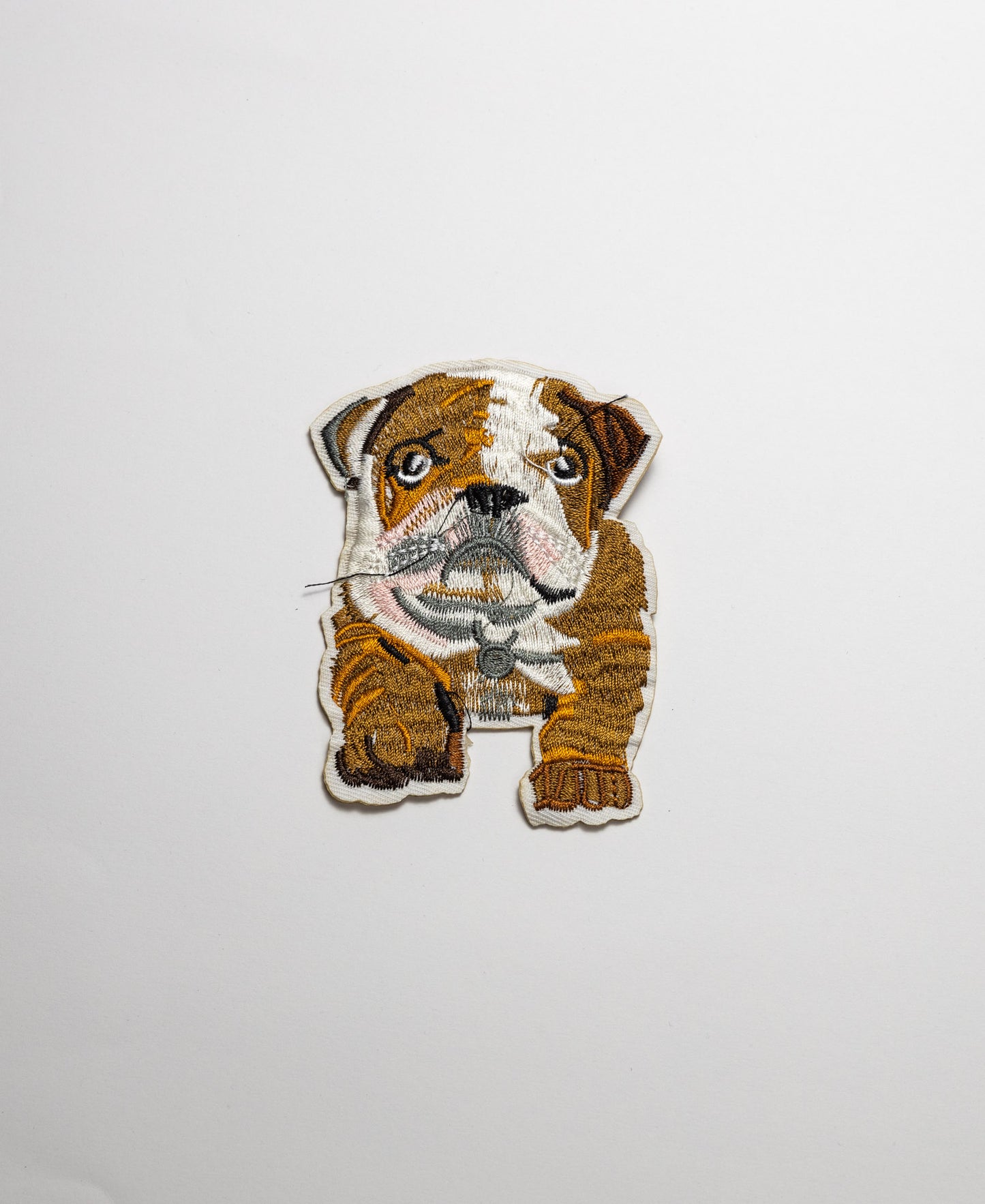 Iron on Motif - Tan/Brown Dog (Pug)