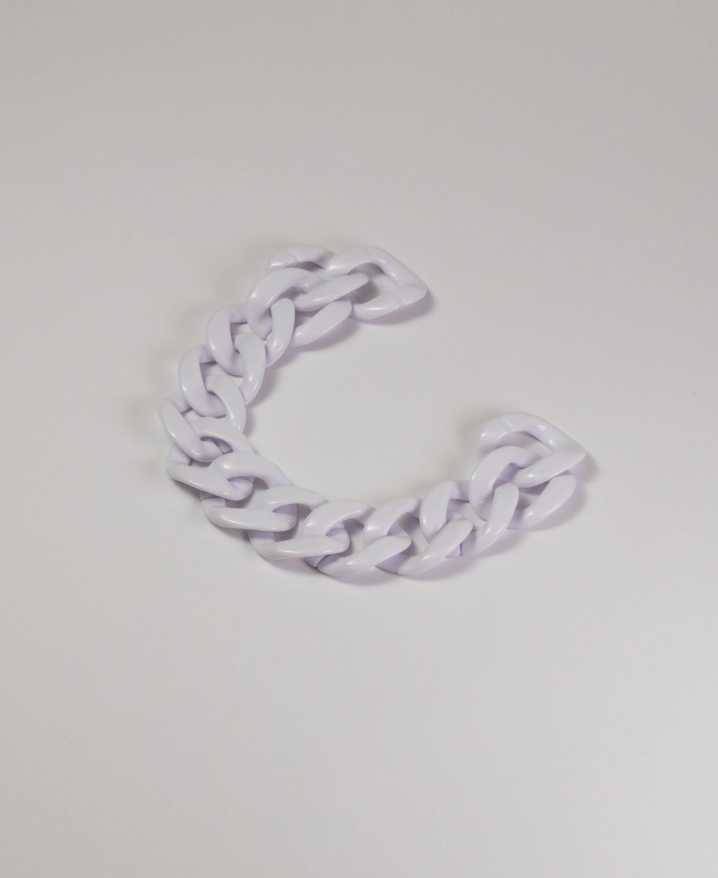 Acrylic Links Chain - White